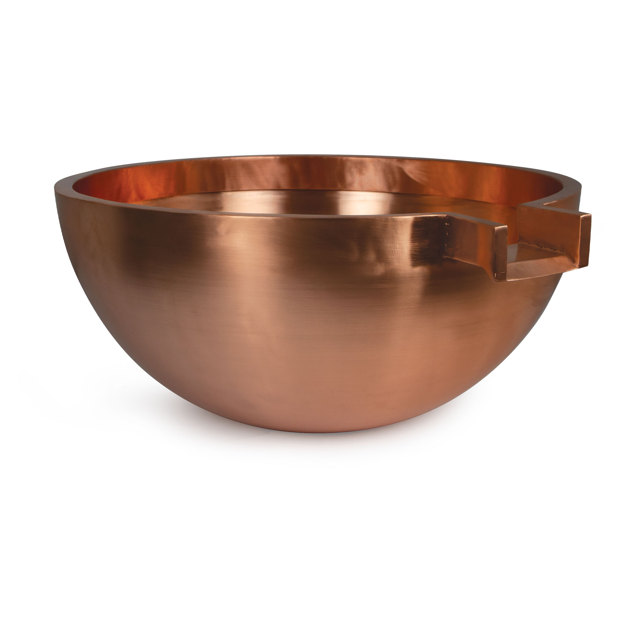 30" Copper Bowl w/ 4" Spillway
